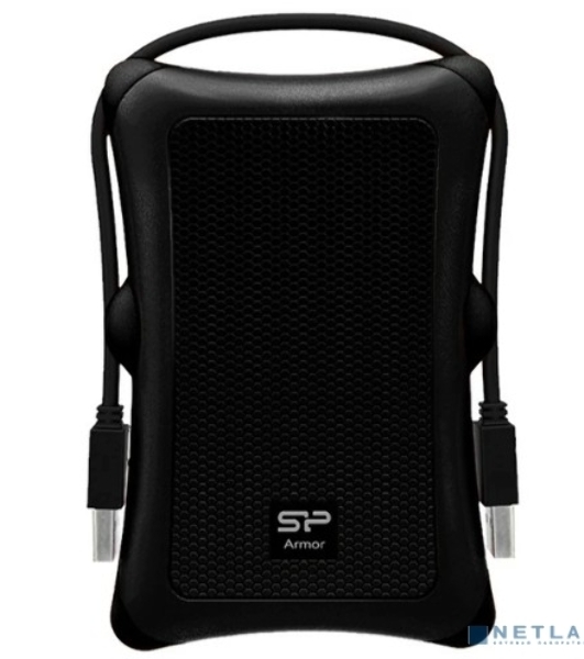 Внешний HDD 2.5' Silicon Power Armor A30, 2TB, USB 3.2 Gen 1 Type-A, 5400 rpm, черный