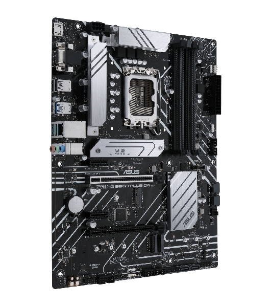 Материнская плата ASUS PRIME B660-PLUS D4, Socket LGA 1700, Intel B660, 4xDDR4, 4xSATA, 3xM.2, 1xPCIe 4.0 x16, 1xPCIe 3.0 x4, 1xHDMI, 1xDP, 1xVGA, 1x 1Gb LAN, 1xUSB-C 3.2 Gen 2x2, 2xUSB-A 3.2 Gen 2, 1xUSB-A 3.2 Gen 1, 2xUSB-A 2.0, 7.1, ATX