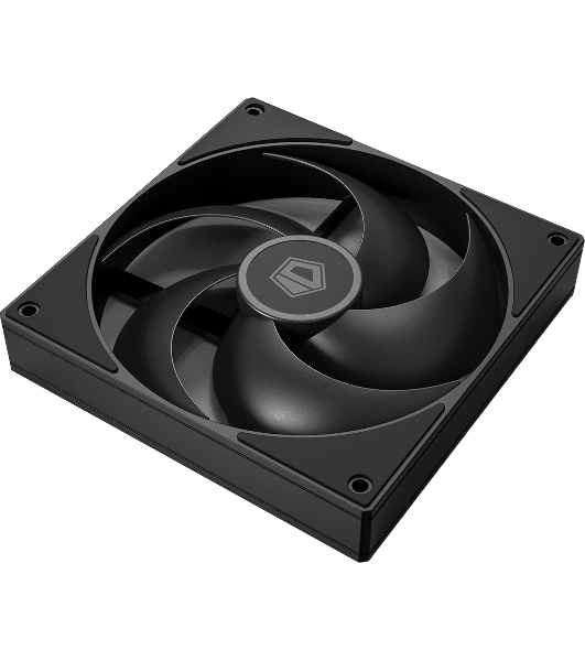 Вентилятор для корпуса ID-Cooling AS-140-K черный, 140 мм, 1800 об/мин, 24.9 дБ, 4 pin
