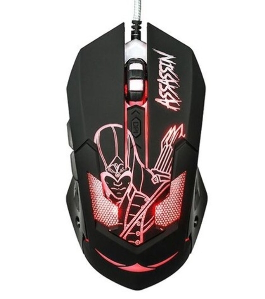 Мышь проводная Qumo Dragon War Assassin M33 черный, 3200 dpi, USB, кнопки - 6