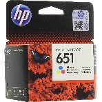 Картридж струйный HP 651 C2P11AE трехцветный для HP DJ IA5575e (300 стр.), фото3