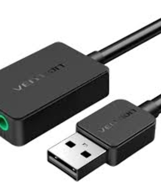Внешняя звуковая карта Vention USB Черная, шт.