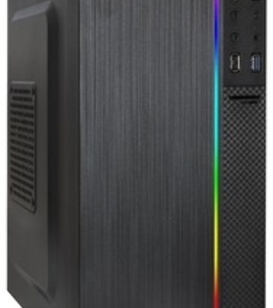 Компьютерный корпус Minitower ExeGate mEVO-9302-RGb-700W-12 (mATX, БП 700NPX с вент. 12см, 2хUSB+1хUSB 3.0, HD аудио, черный с RGb подсветкой)