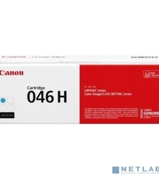 Картридж лазерный Canon 046C H голубой для i-SENSYS MF732/734/735, LBP653/654 5000 стр.