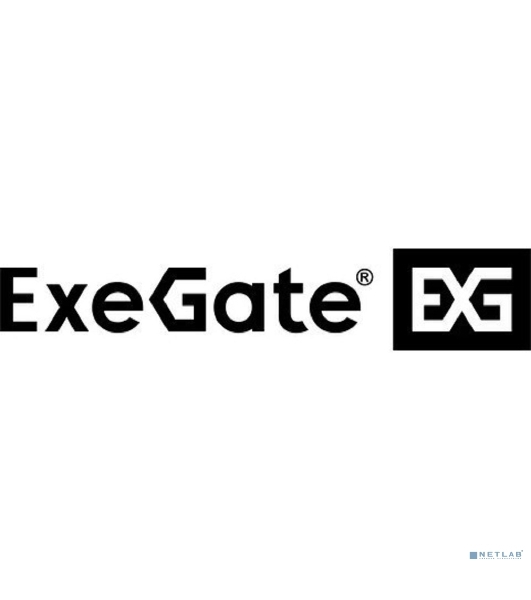 Гарнитура ExeGate Gaming HS-520G чёрный, проводная, 2 x mini jack 3.5 мм + USB, подсветка, регулятор громкости