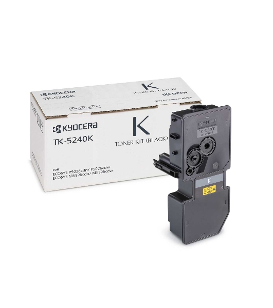 Картридж лазерный Kyocera TK-5240K (1T02R70NL0) черный для P5026cdn/P5026cdw, M5526cdn/M5526cdw 4000 стр.