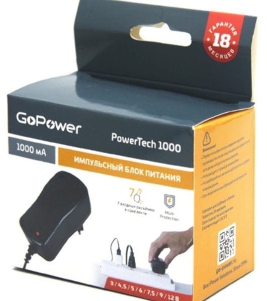 Блок питания GoPower PowerTech 1000 универсальн. импульсный (1/100)