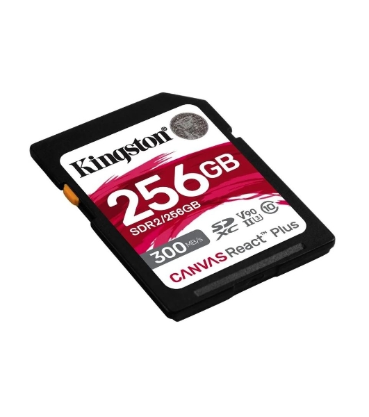 Флеш карта SDXC 256Gb Class10 Kingston SDR2/256Gb Canvas React Plus w/o adapter