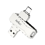 Флешка USB Netac U782C NT03U782C-032G-30PN dual USB 3.0+TypeC 32Gb, retail version, фото13