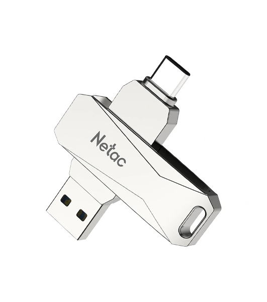 Флешка USB Netac U782C NT03U782C-032G-30PN dual USB 3.0+TypeC 32Gb, retail version