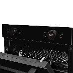 Встраиваемый духовой шкаф Kuppersberg KMW 612 Black с СВЧ, 45 см, 50л, 12 режимов, гидролизная очистка, черный, фото4
