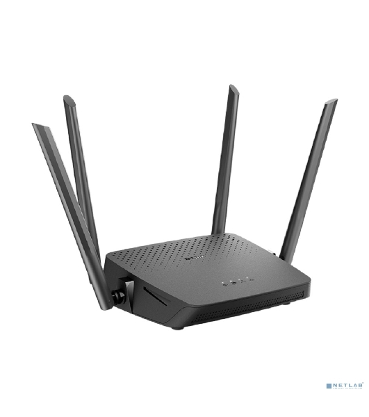 Роутер беспроводной D-Link DIR-825/RU/R7 (DIR-825/RU/R7A) AC1200 10/100/1000BASE-T черный