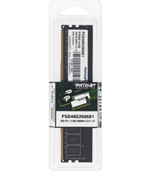 Оперативная память Patriot Signature, DDR4, 8GB (1x8 GB), 3200 MHz, CL22, DIMM