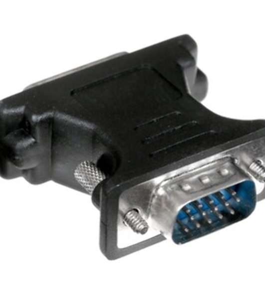 Переходник Cablexpert VGA-DVI, 15M/25F, черный, пакет (A-VGAM-DVIF-01)