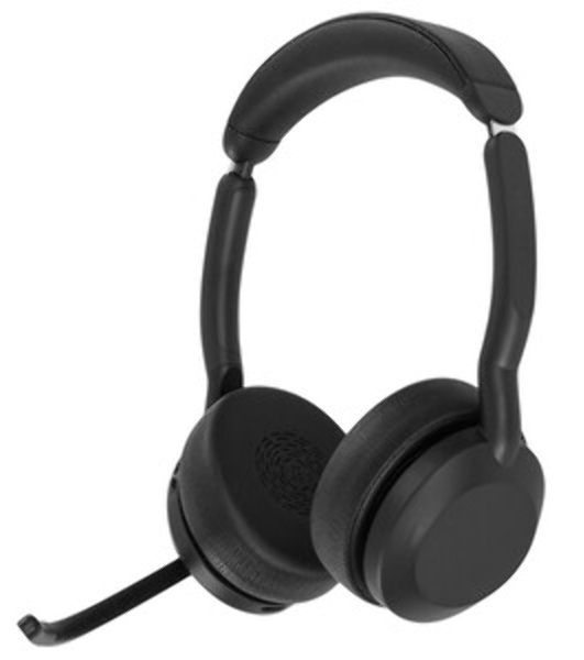 Гарнитура Jabra Evolve2 55 чёрный, беспроводная, Bluetooth, до 18 ч