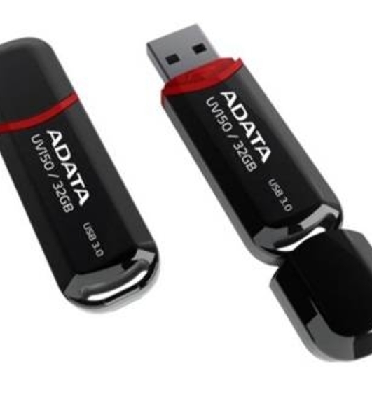 Флешка USB ADATA UV150 (AUV150-128G-RBK), 128Gb, USB 3.0, R/W 100/30, черный