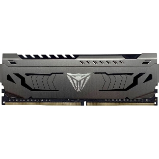 Оперативная память Patriot Viper Steel, DDR4, 8GB, 3200MHz, CL16, DIMM, с радиатором, черный