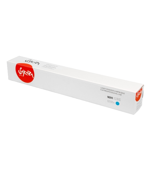 Тонер-туба Sakura KMTN-324C (A8DA450) для Konica Minolta, голубой, 26000 к.