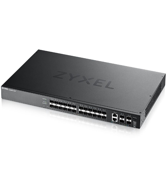 Коммутатор Zyxel XGS2220-30F L3 Access switch, rack 19', 24xSFP, 2xRJ-45: 1/2.5/5/10G, 4xSFP+, standalone/cloud management