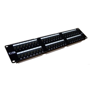 Патч-панель Lanmaster TWT-PP48UTP 19' 2U 48xRJ45 кат.5e UTP