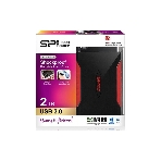 Внешний HDD 2.5' Silicon Power Armor A15, 2TB, USB 3.2 Gen 1 Type-A, 5400 rpm, черно-красный, фото16