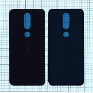 Задняя крышка для Nokia 61 Plus синий