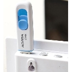 Флешка USB ADATA C008 (AC008-32G-RWE), 32Gb, USB 2.0, R/W 15/5, белый/синий, фото2