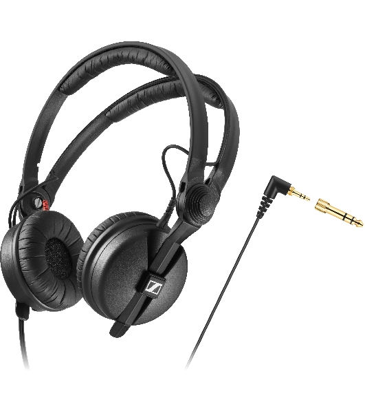 Проводные наушники Sennheiser HD 25 черный, накладные, Jack 3.5 мм