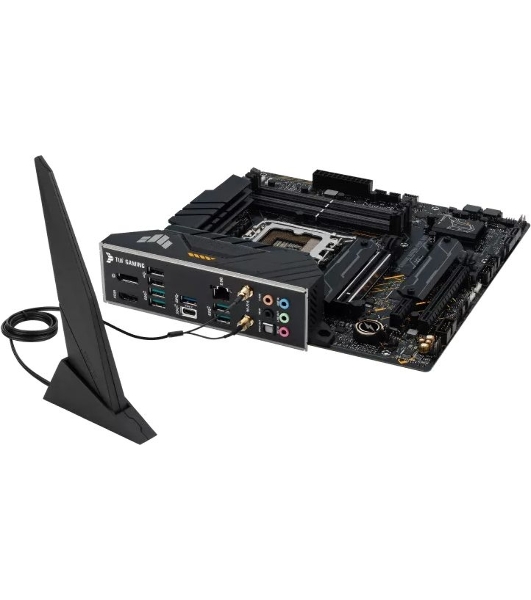 Материнская плата ASUS TUF GAMING B660M-PLUS WIFI, LGA 1700, Intel B660, 4xDDR5, 4xSATA, 2xM.2, 1xPCIe 5.0 x16, 1xPCIe 3.0 x4, 1xPCIe x1, 1xDP, 1xHDMI, 1x 2.5Gb LAN, 4xUSB-A 3.2 Gen 2, 1xUSB-A 3.2 Gen 1, 2xUSB 2.0, 1xUSB-C 3.2 Gen 2x2, 5x3.5 мм, 7.1, mATX
