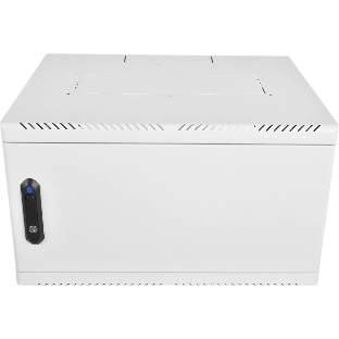 Шкаф коммутационный ЦМО (ШРН-6.350.1) настенный 6U 600x350 мм пер. дв. металл 200 кг серый 300 мм 180 град.