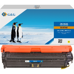 Картридж лазерный G&G GG-CE742A желтый (7300 стр.) для HP LJ CP5220/CP5221/CP5223/CP5225