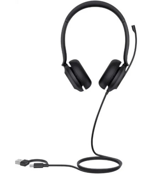 Гарнитура Yealink UH35 Dual UC чёрный, проводная, USB