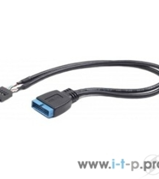 Кабель Cablexpert Внутренний USB2 - USB3 кабель, 9pin/19pin, 0.3m (CC-U3U2-01)