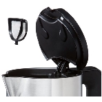 Электрочайник Bosch TWK8613 черный/серебристый, 1.5 л, 2400 Вт, скрытый нагревательный элемент, поддержание температуры, фото13