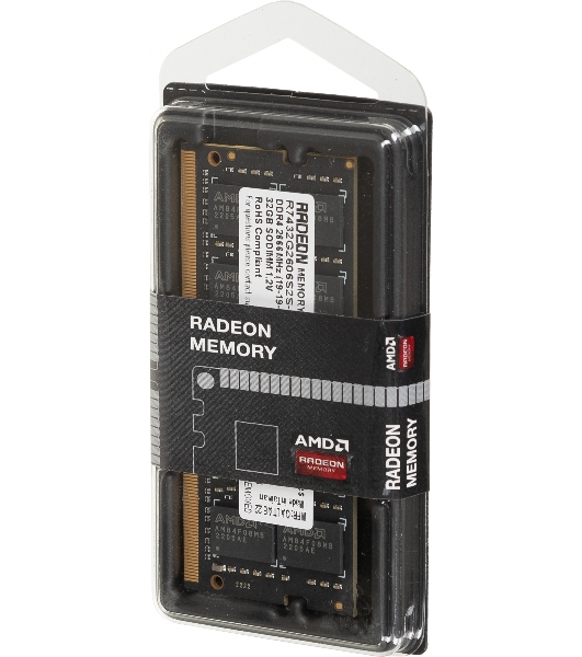 Оперативная память AMD Radeon R7, 32GB, DDR4, 2666MHz, CL19, SO-DIMM