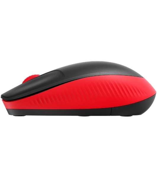 Мышь беспроводная Logitech M190 черный/красный, 1000 dpi, радиоканал, USB, кнопки - 3
