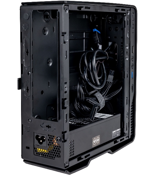 Корпус Hiper Vi7B черный 180W miniITX 1x92mm 2xUSB2.0 1xUSB3.0 audio bott PSU