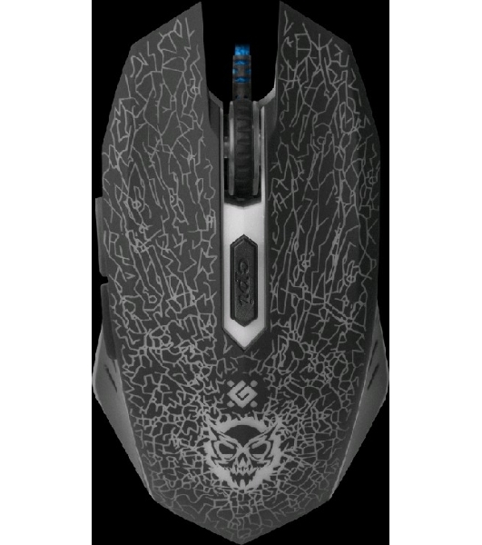 Мышь проводная Defender Shock GM-110L черный, 3200 dpi, USB, кнопки - 6