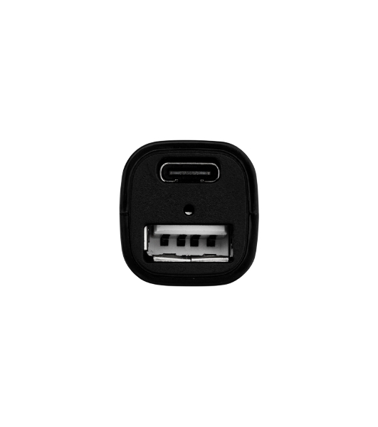 Зарядное устройство в прикуриватель Rexant USB x Type-C, 18W, с Quick charge, черный