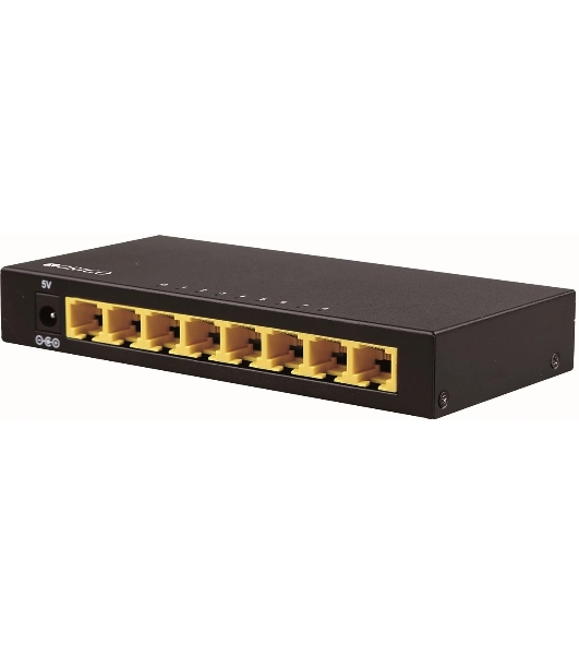 Коммутатор неуправляемый ORIGO Unmanaged Switch, 8x1000Base-T, metal case
