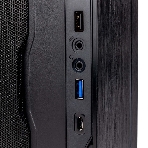 Корпус Hiper Vi7B черный 180W miniITX 1x92mm 2xUSB2.0 1xUSB3.0 audio bott PSU, фото2