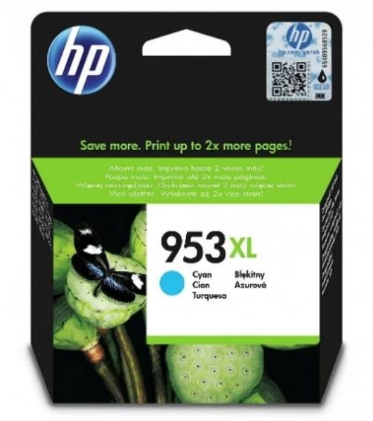 Картридж струйный HP 953XL F6U16AE голубой для HP OJP 8710/8715/8720/8730/8210/8725 (1600стр.)