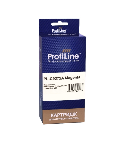 Картридж струйный ProfiLine PL-C9372A (№72) для HP DesignJet T1120ps/T1200/T2300/T1100 MFP Magenta