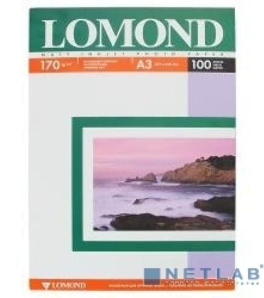 Фотобумага Lomond 0102012 A3/170г/м2/100л./белый матовое/матовое для струйной печати