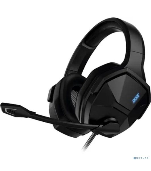 Гарнитура Acer OHW312 чёрный, проводная, USB, подсветка