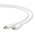 Кабель Cablexpert HDMI CC-HDMI4-W-6, 19M/19M, v2.0, медь, позол.разъемы, экран, 1.8м, белый, пакет, фото5