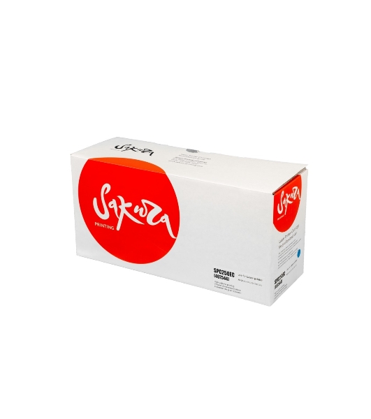 Тонер-туба Sakura SPC250EC (407544) для Ricoh Aficio SP C250/C260/C261, синий, 1600 к.
