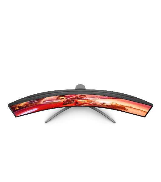 Монитор 48.8' AOC AG493UCX2 VA 5120x1440, 165 Гц, 1 мс, 32:9, 400 кд/м2, 3xHDMI, 1xDP, 1xUSB-C, изогнутый, черный