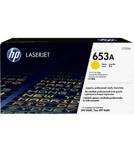 Тонер Картридж HP 653A CF322A желтый для HP MFP M680 (16000 стр.)