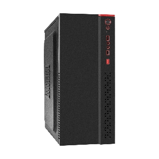 Компьютерный корпус Miditower ExeGate AA-443-AA400 (ATX, AA400 8 см, 2хUSB+HD Audio, черный)